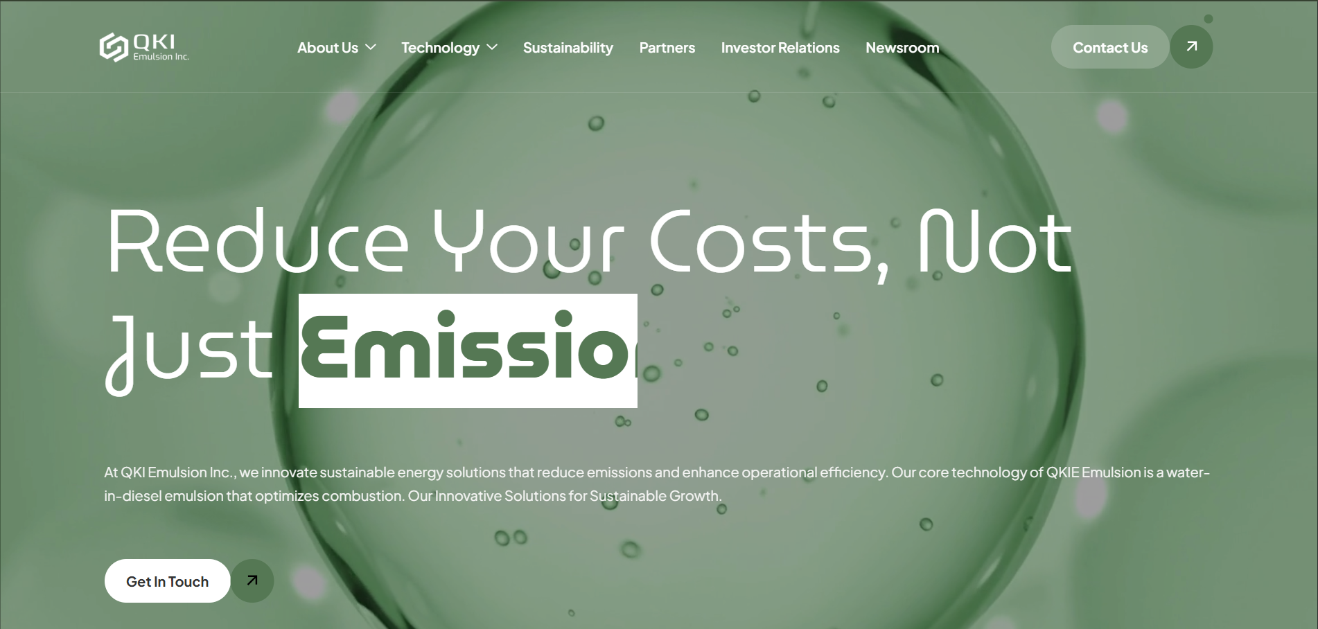 QKI Emulsion Inc. - Investor Relations